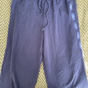 Jessica Simpson purple boho waffle gauze pants